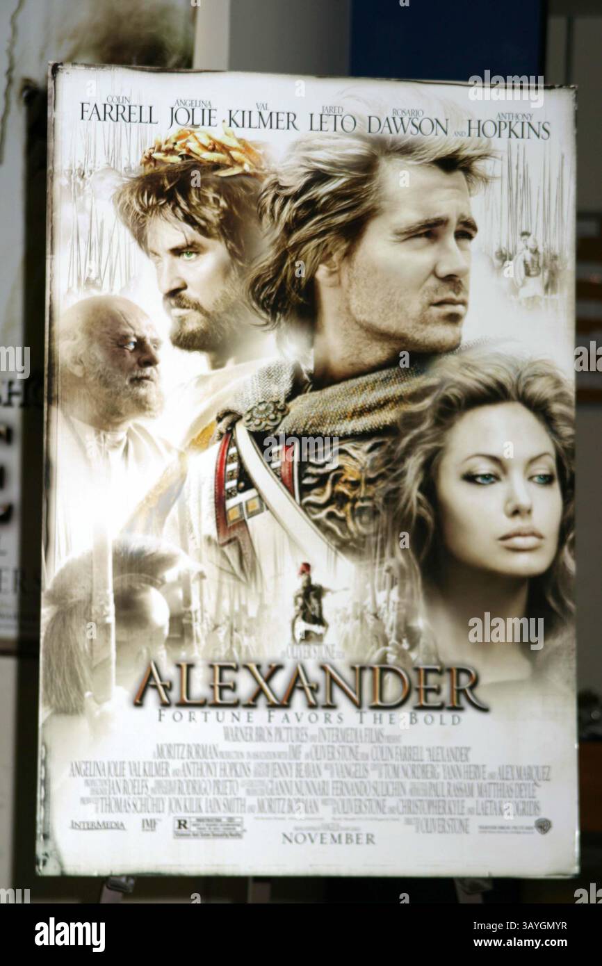 1 janvier 1980 - New York, New York, États-Unis - K40538PSC.COLIN FARRELL LANCE UNE TOUTE NOUVELLE EXPÉRIENCE INTERACTIVE ALEXANDER AU MUSÉE de cire MADAME TUSSAUD'S NEW YORK New YORK 11-23-2004. - 2004.ALEXANDER POSTER(image crédit : © Paul Schmulbach/Globe photos/ZUMAPRESS.com) Banque D'Images