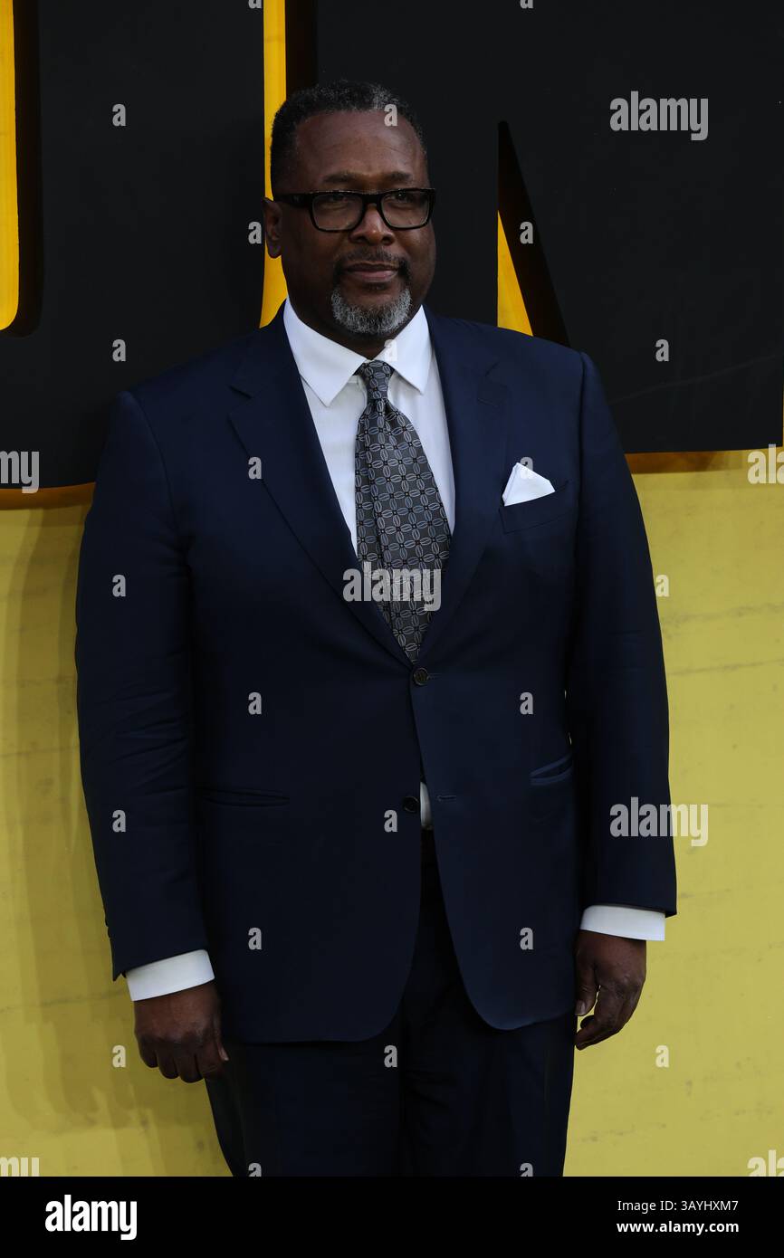 Londres, Royaume-Uni. 22 avril 2025. LONDRES, ANGLETERRE - 22 AVRIL 2025 : Wendell Pierce assiste à la première européenne de Thunderbolt* à Londres, Angleterre. (Photo de 李世惠/Voir Li/Picture Capital) crédit : Voir Li/Picture Capital/Alamy Live News Banque D'Images