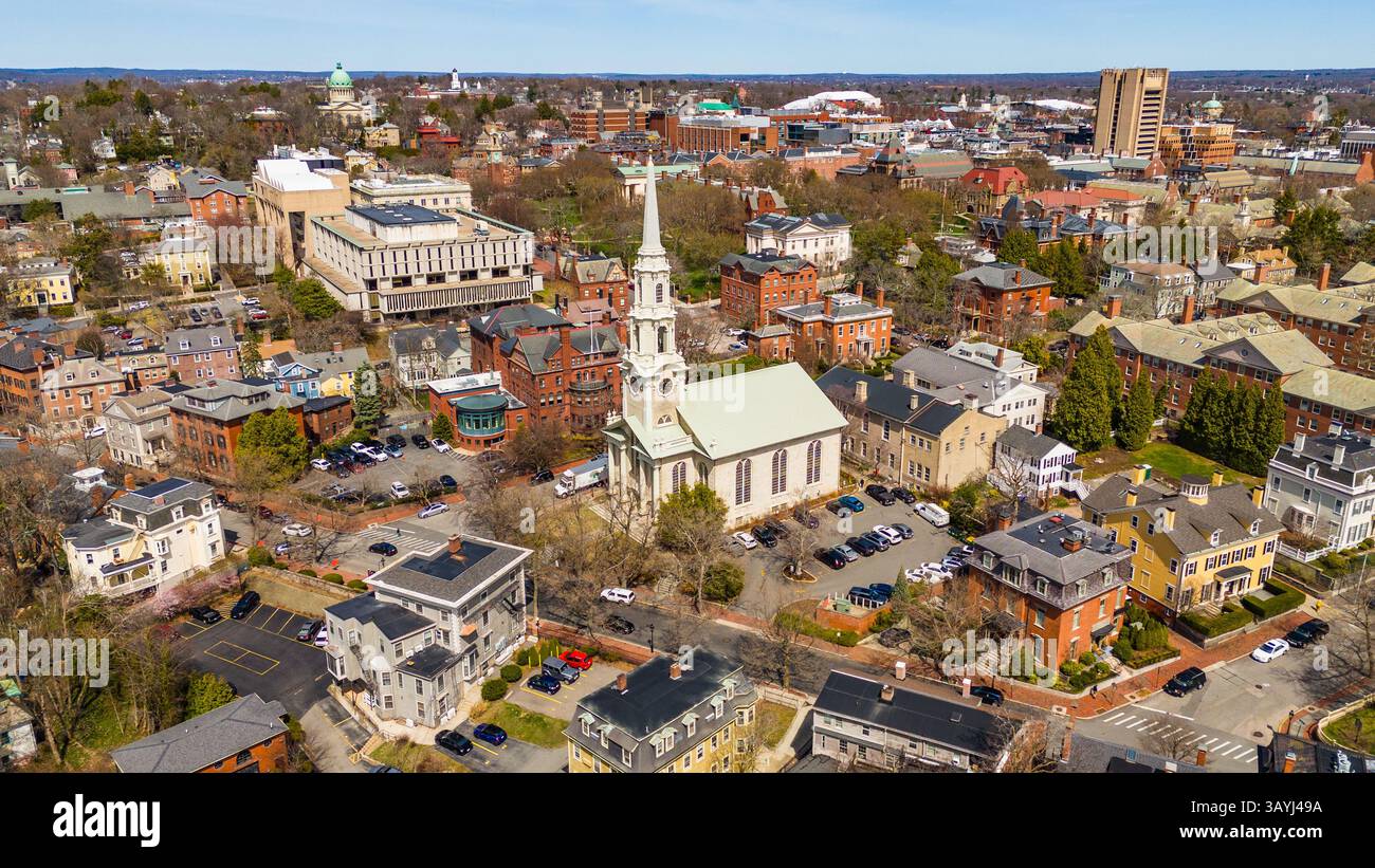 Première église unitarienne de la Providence, Providence, Rhode Island, États-Unis Banque D'Images