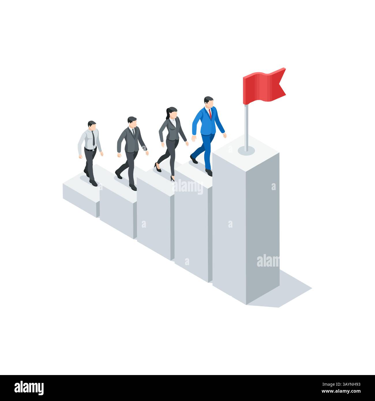 les gens d'affaires vectoriels isométriques grimpent tableau pour drapeau, en couleur sur fond blanc, chemin vers le succès ou la croissance personnelle Illustration de Vecteur les gens d'affaires vectoriels isométriques grimpent tableau pour drapeau, en couleur sur fond blanc, chemin vers le succès ou la croissance personnelle Illustration de Vecteur