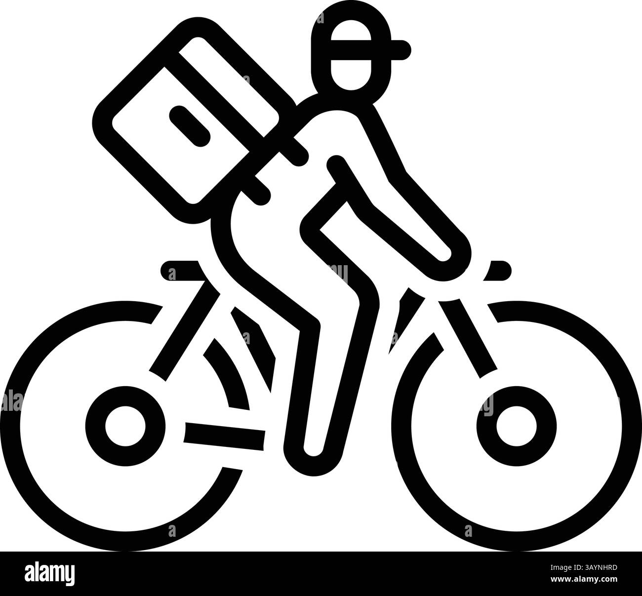 Icône pour la livraison, service de restauration Illustration de Vecteur