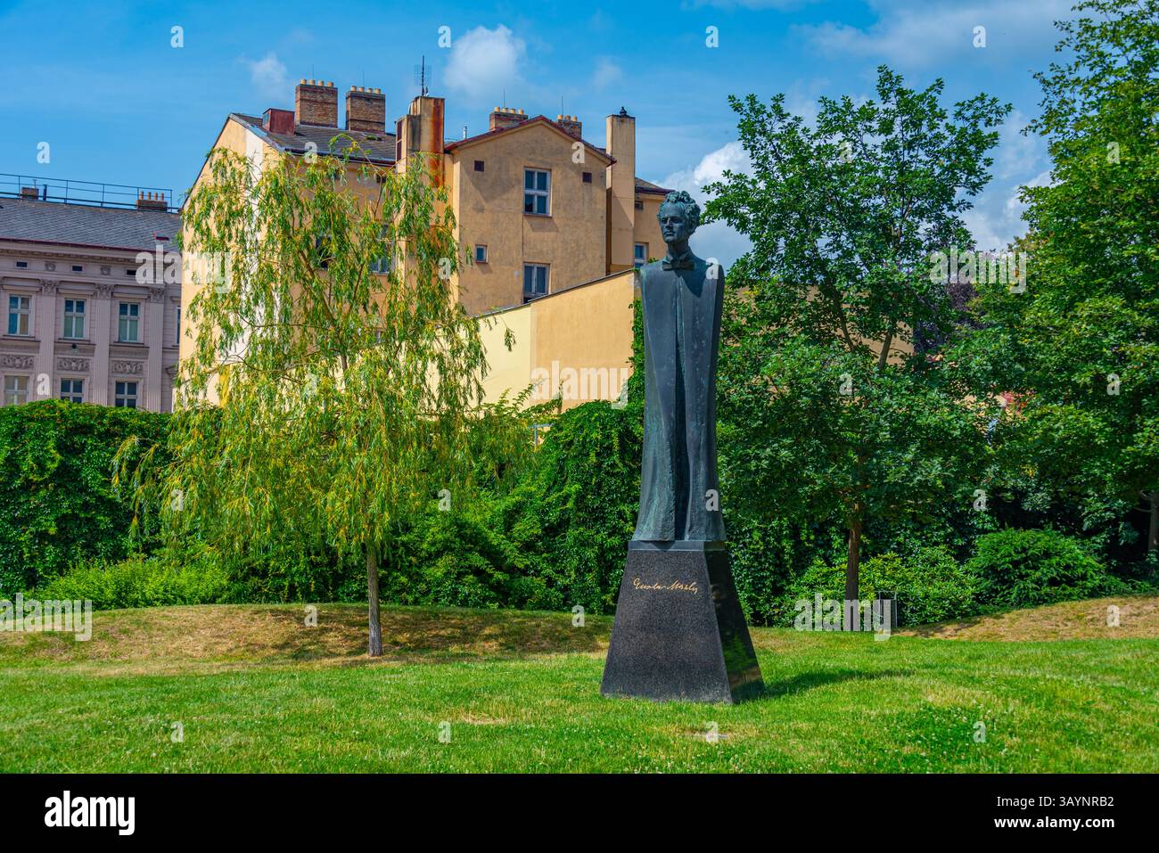 Jihlava, république tchèque, 30 juin 2024 : Mémorial à Gustav Mahler à Jihlava, république tchèque. IMAGE Banque D'Images