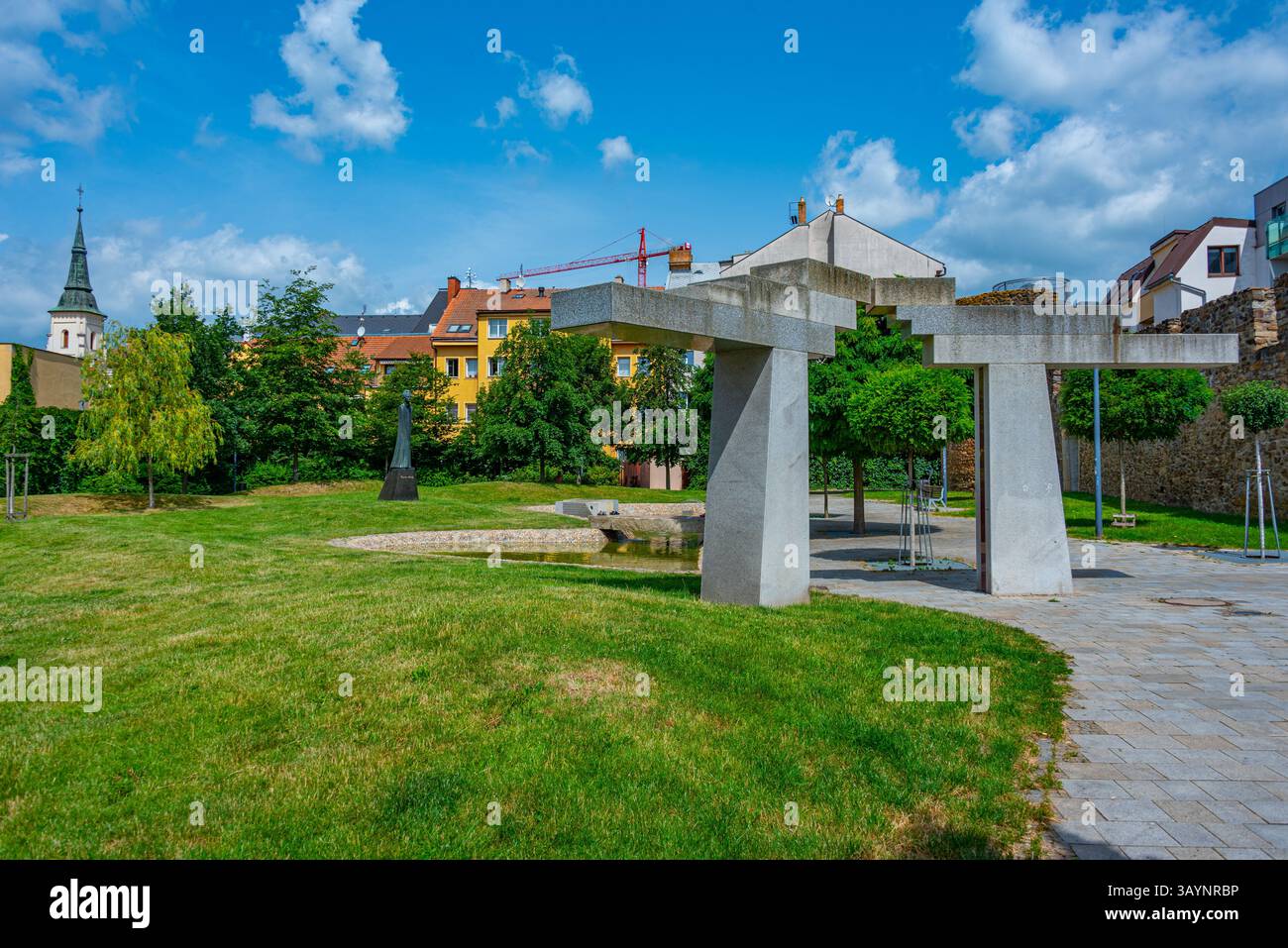 Jihlava, république tchèque, 30 juin 2024 : Mémorial à Gustav Mahler à Jihlava, république tchèque. IMAGE Banque D'Images