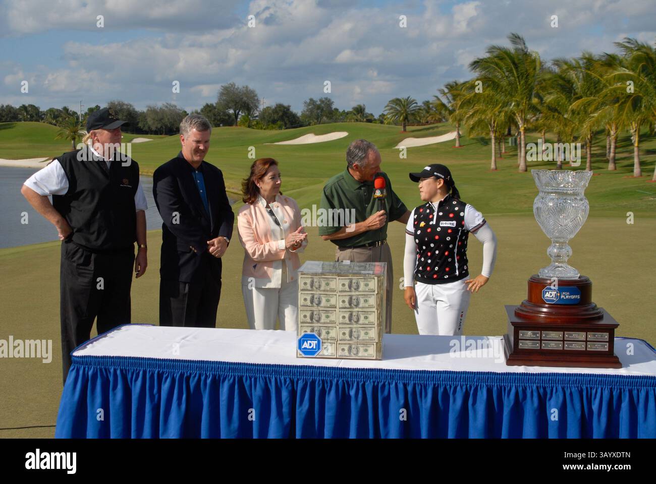 Novembre 23,2008 Ji-Yai Shinn vainqueur du championnat ADT de la LPGA 2008 au Trump International Golf Club à West Palm Beach, FL. (Crédit image : © Lou Novick/Cal Sport Media) Banque D'Images