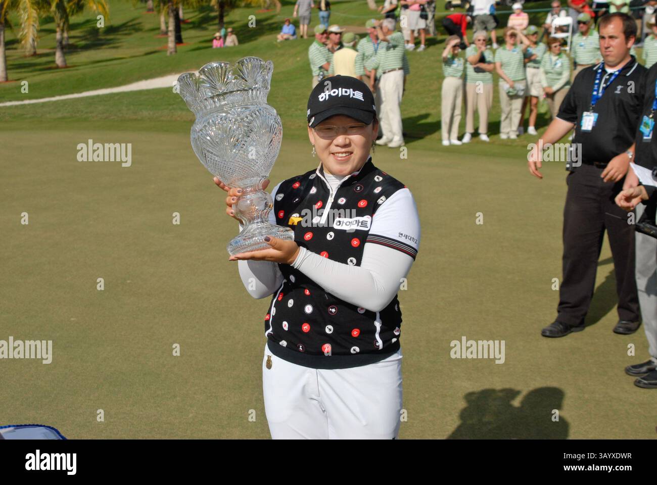 Novembre 23,2008 Ji-Yai Shinn vainqueur du championnat ADT de la LPGA 2008 au Trump International Golf Club à West Palm Beach, FL. (Crédit image : © Lou Novick/Cal Sport Media) Banque D'Images