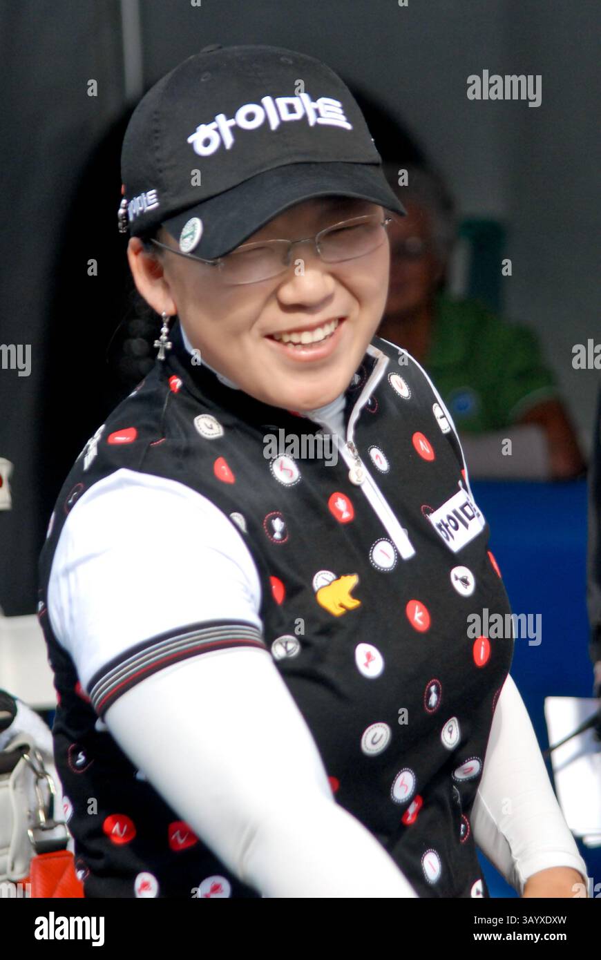 Novembre 23,2008 Ji-Yai Shinn vainqueur du championnat ADT de la LPGA 2008 au Trump International Golf Club à West Palm Beach, FL. (Crédit image : © Lou Novick/Cal Sport Media) Banque D'Images