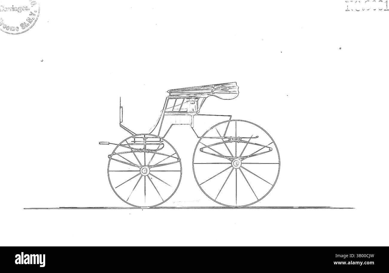 Un vélo vintage avec de grandes roues est représenté dans un contour stylisé et lumineux, placé sur un fond sombre qui scintille avec des points colorés., Art classique avec une touche moderne réinventée par Artotop Banque D'Images