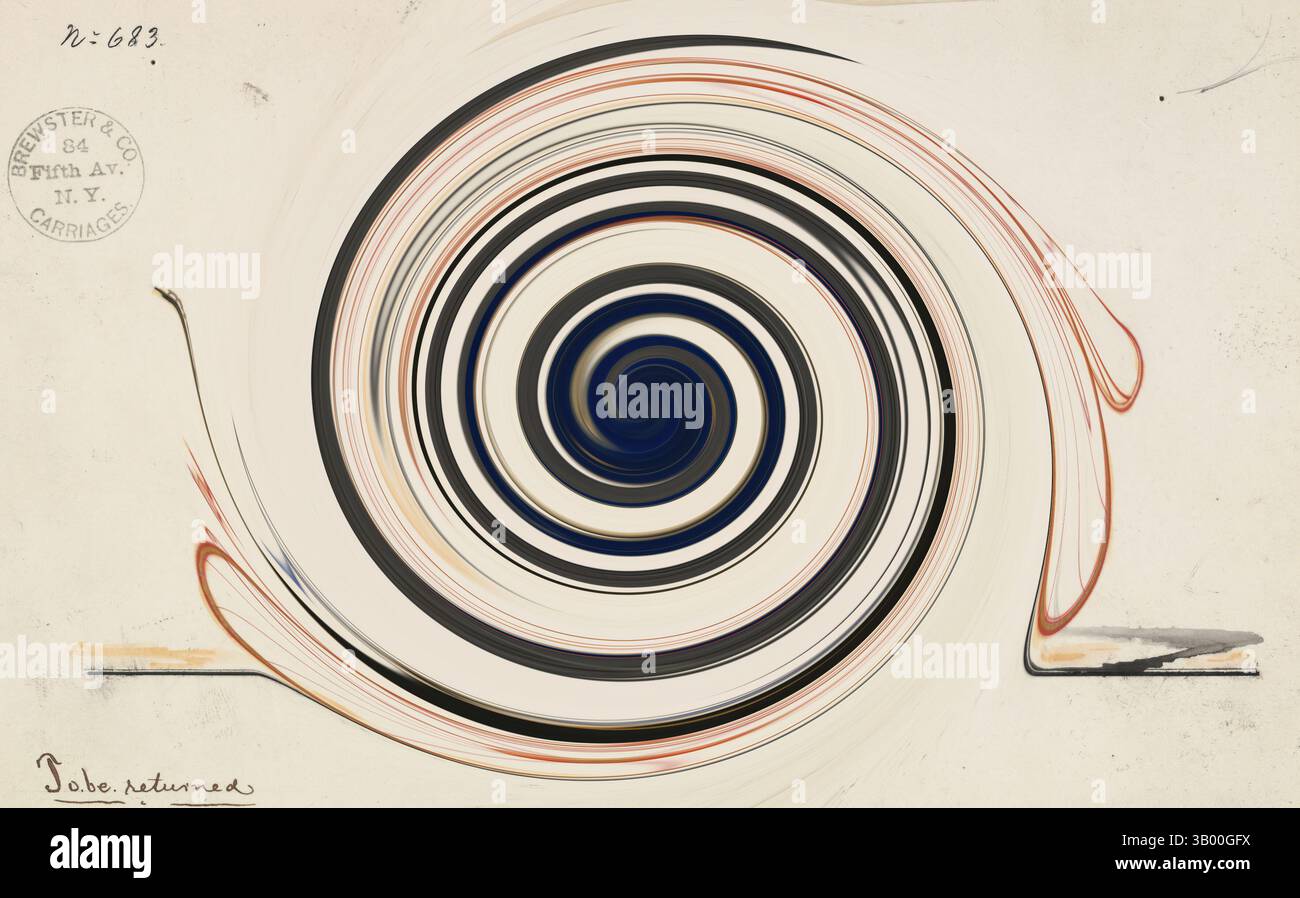 Un chariot vintage est représenté avec des contours de néon vibrants, mettant en valeur son design de roue complexe et sa forme distinctive sur un fond sombre., Art classique avec une touche moderne réinventée par Artotop Banque D'Images