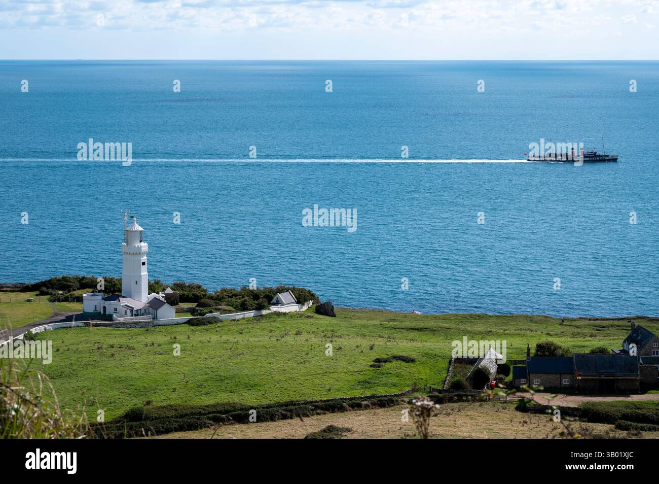 St Catherine's point, île de Wight Banque D'Images