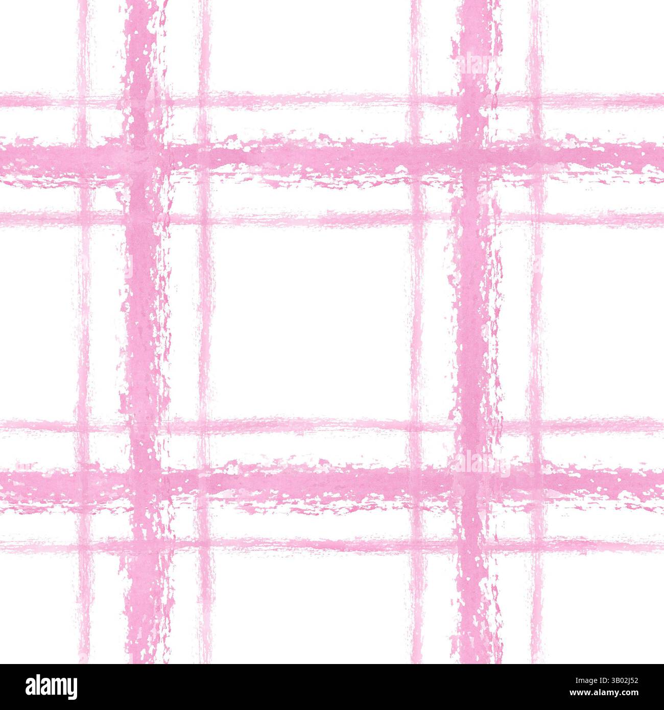 Fond de motif à carreaux rose sans couture. Texture aquarelle en damier. Idéal pour la conception textile, les arrière-plans, le papier d'emballage Banque D'Images