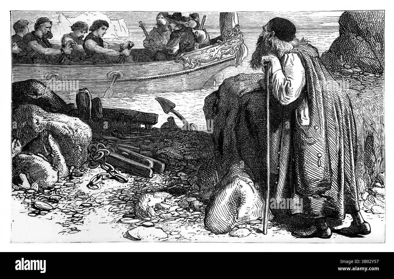 Illustration Jean Fabre, 78 ans, arrêté le 1er janvier 1756 à Nîmes avec d'autres membres de la ville, a été condamné aux galères. H Banque D'Images