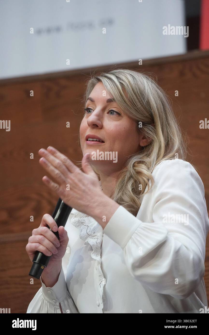 Melanie Joly Ministre canadienne des Affaires étrangères. Banque D'Images
