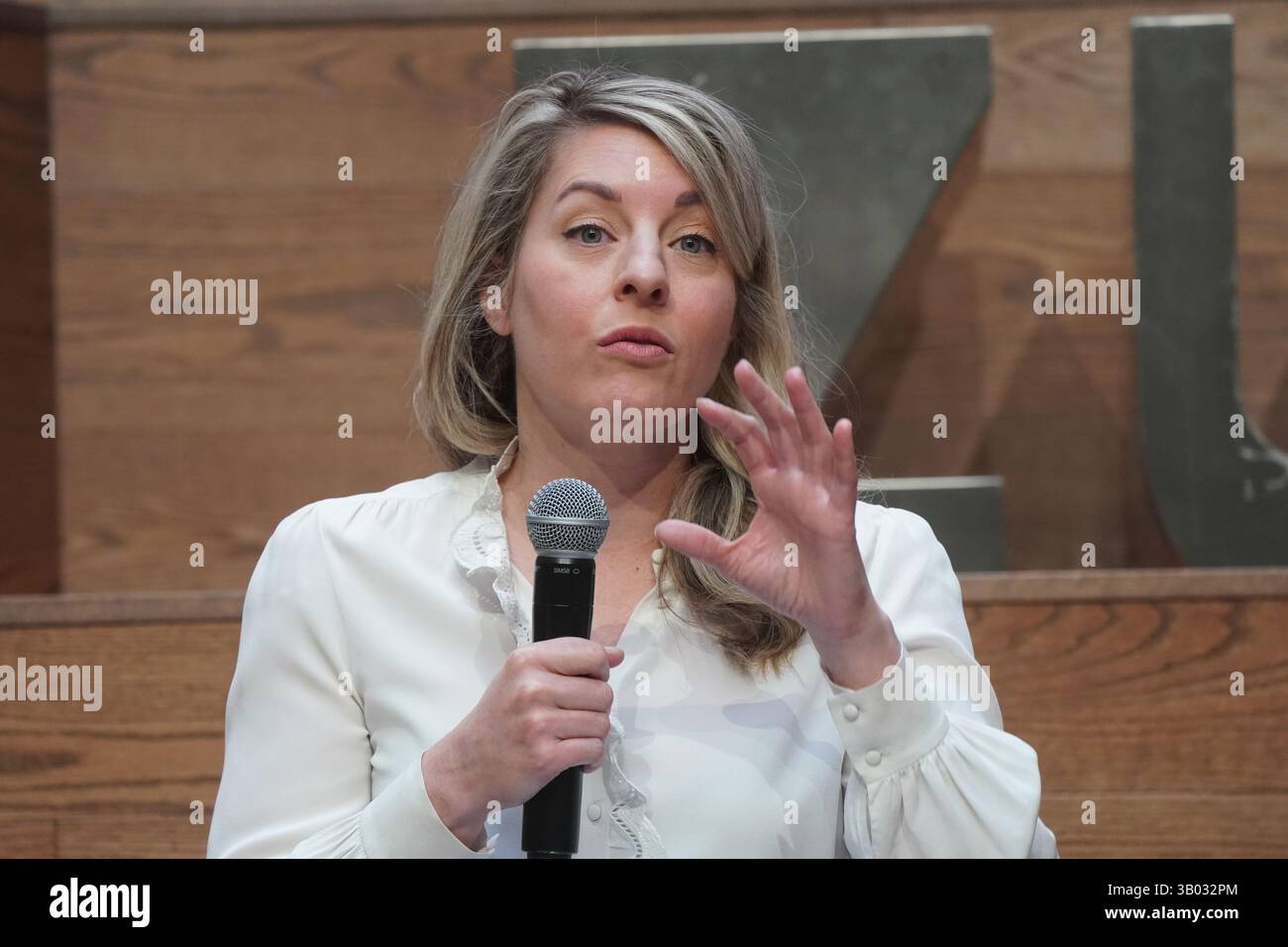 Melanie Joly Ministre canadienne des Affaires étrangères. Banque D'Images