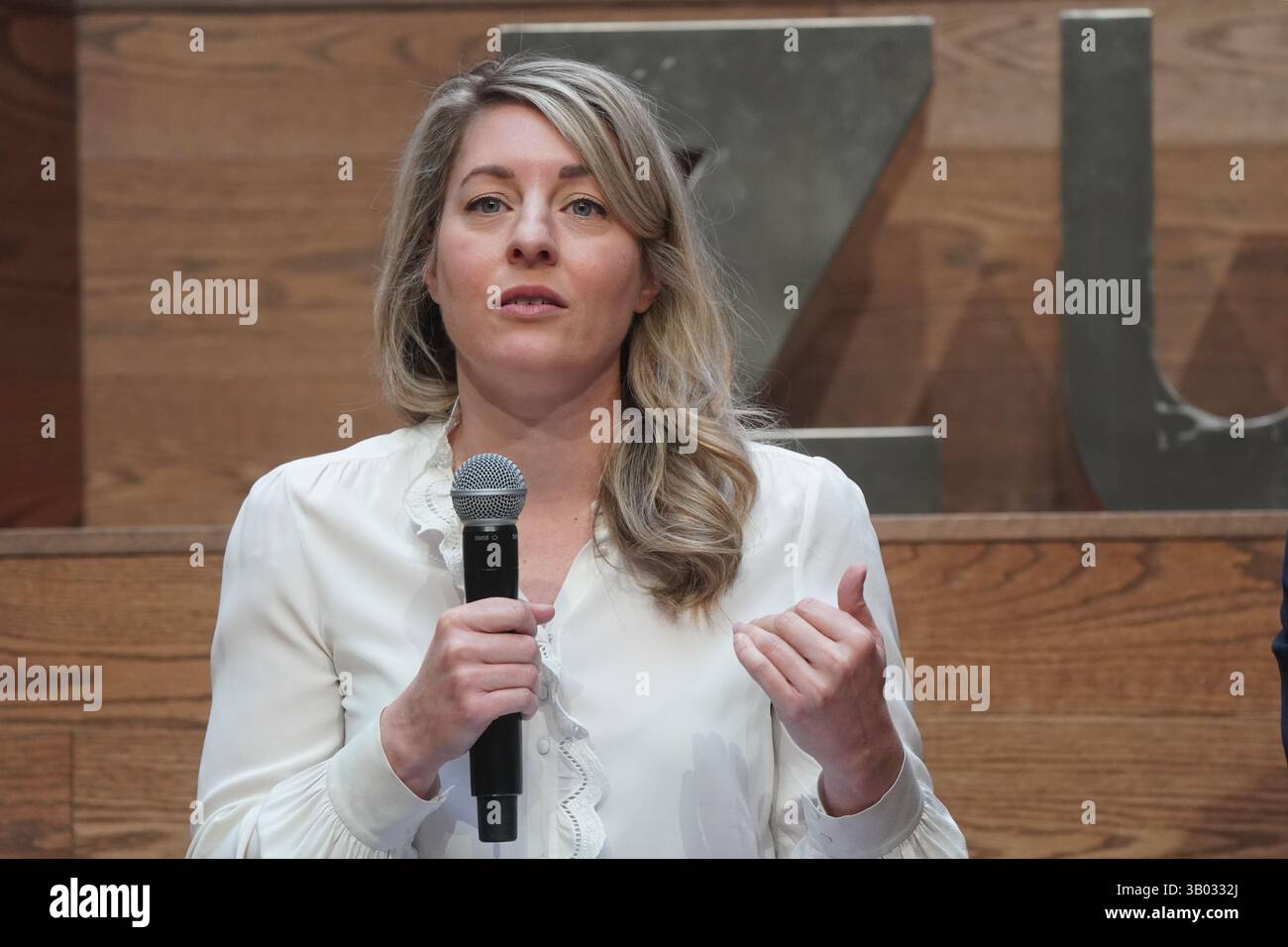 Melanie Joly Ministre canadienne des Affaires étrangères. Banque D'Images