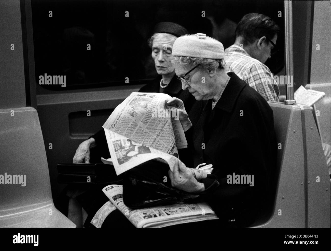 01 janv. 1970 - New York, New York, États-Unis - (Archive photo des années 1960 à 1970 Date exacte inconnue) Uptown. (Crédit image : © Douglas Kent Hall/ZUMA Press) Banque D'Images