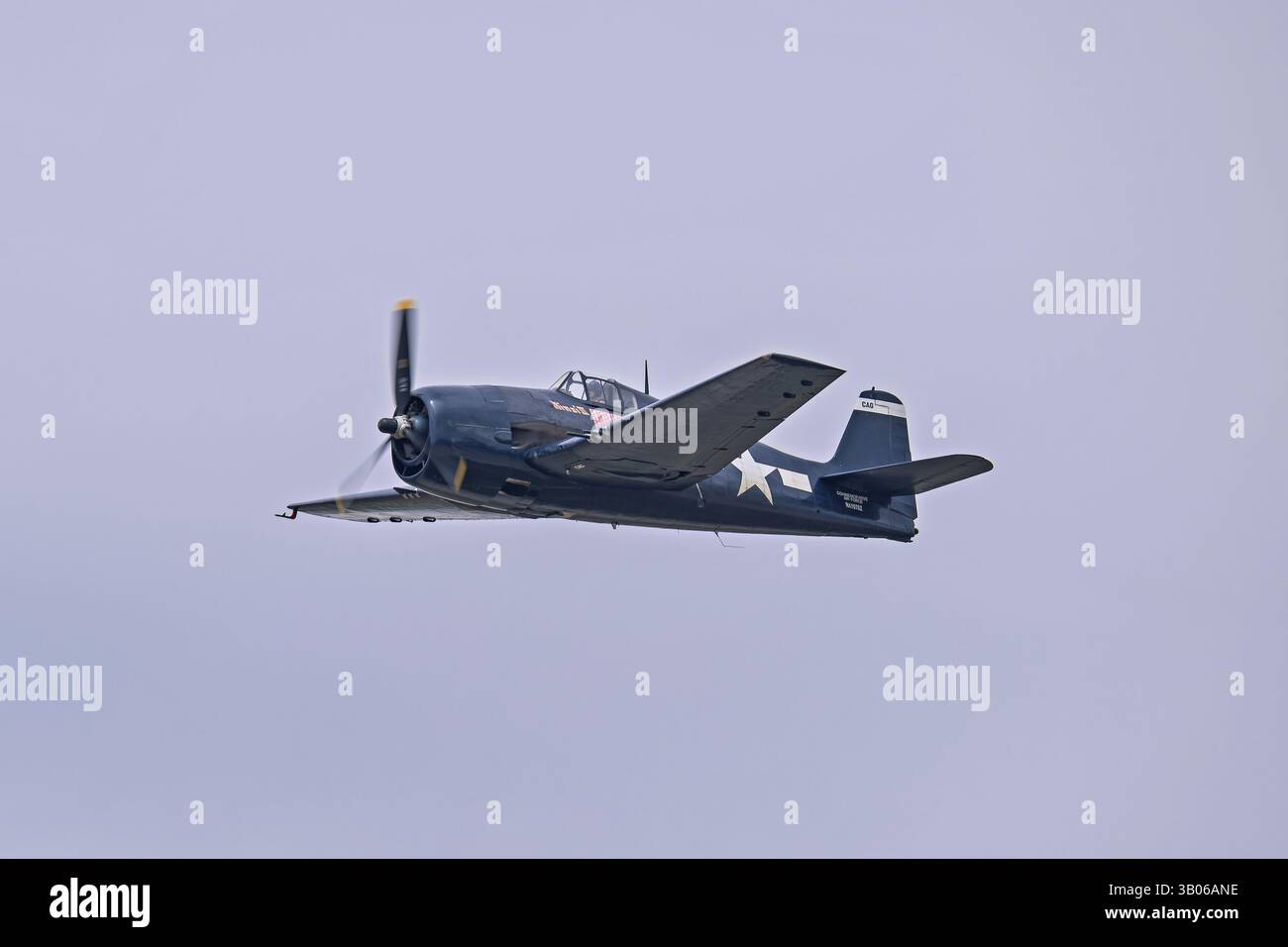 Wings Over West Texas 4-18-2025 Dyess AFB, TX USA CAF F6F-5 se produisant au Wings Over West Texas Air Show à Dyess AFB Banque D'Images