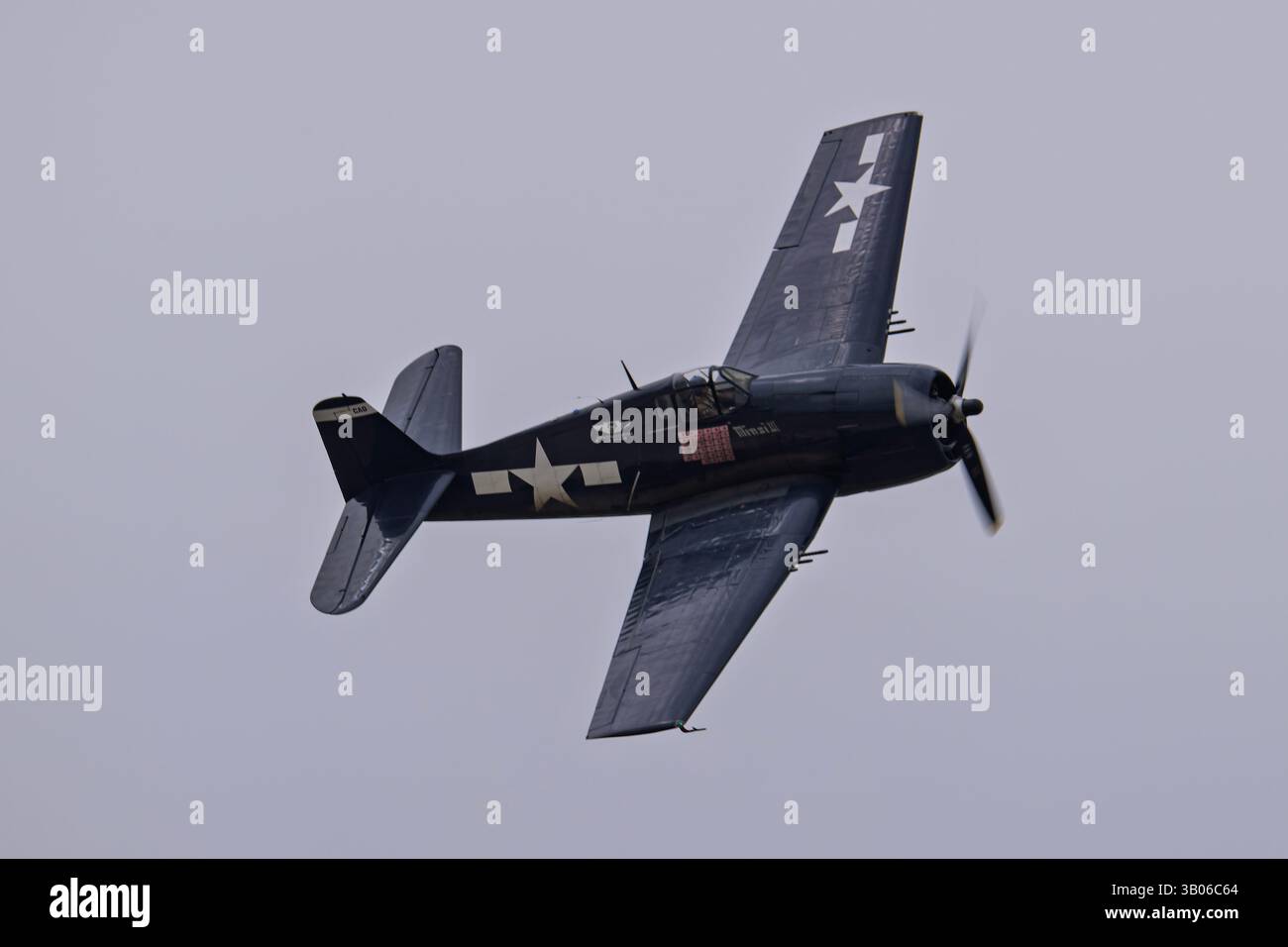 Wings Over West Texas 4-18-2025 Dyess AFB, TX USA CAF F6F-5 se produisant au Wings Over West Texas Air Show à Dyess AFB Banque D'Images