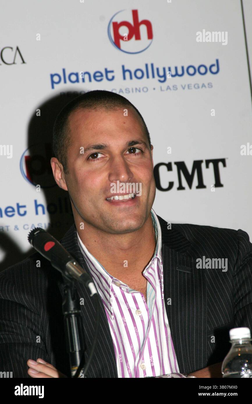 27 janvier 2007 - Hollywood, Californie, États-Unis - K51507EG.MISS CONFÉRENCE DE PRESSE AMÉRIQUE. ALADDIN HOTEL AND CASINO, LAS VEGAS, NEVADA 01-26-2007.NIGEL BARKER. - 2007(crédit image : © Ed Geller/Globe photos/ZUMAPRESS.com) Banque D'Images