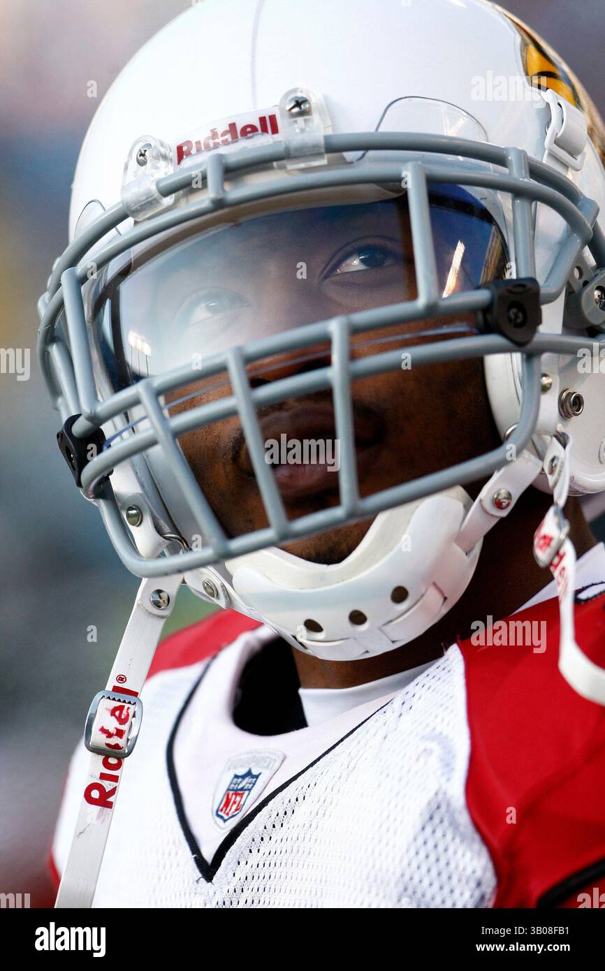 CHARLOTTE, NC - DEC 19, 2010 : Trumaine McBride (23) CB regarde dans la foule alors que les Panthers gagnent alors que les Panthers de Caroline accueillent les Arizona Cardinals au Bank of America Stadium à Charlotte, NC. (Crédit image : © ASP/Cal Sport Media/ZUMAPRESS.com) Banque D'Images