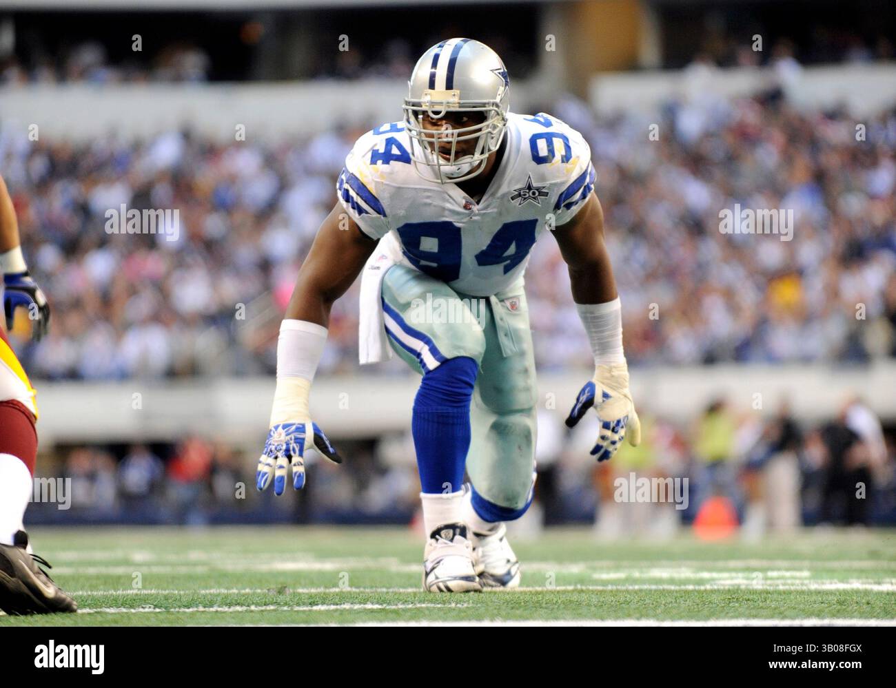 19 décembre 2010 : le linebacker DeMarcus Ware #94 des Dallas Cowboys lors d'un match de football NFL entre les Dallas Cowboys et les Washington Redskins au Cowboys Stadium d'Arlington, Texas Dallas a battu Washington 33-30(crédit image : © Albert Pena/Cal Sport Media/ZUMAPRESS.com) Banque D'Images