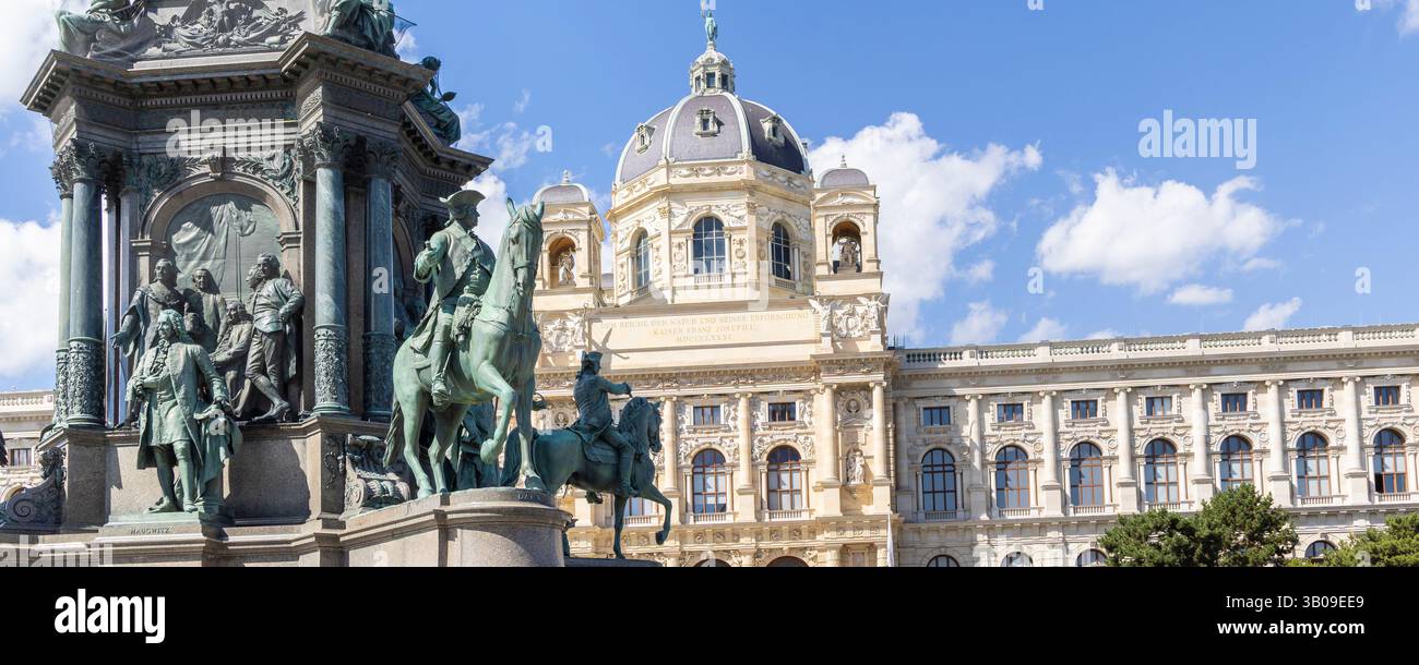Vienne, Autriche - 7 septembre 2024 : Grand musée d'histoire naturelle de Vienne capitale de l'Autriche Banque D'Images