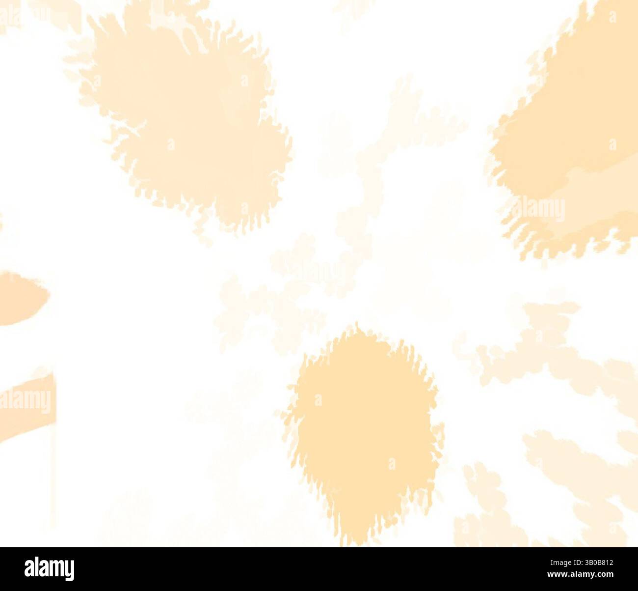 Une composition abstraite avec des formes douces et organiques dans une teinte chaude et pâle, créant une sensation de légèreté et de mouvement doux., Un arrangement fantaisiste d'éléments floraux entrelacés avec des formes abstraites, mettant en valeur un mélange de teintes douces et de détails complexes. Le design respire une élégance ludique, parfait pour un thème inspiré de la nature. Art classique avec une touche moderne réinventé par Artotop, tissus français transformés, première moitié du XIXe siècle, art classique avec une touche moderne réinventé par Artotop Banque D'Images