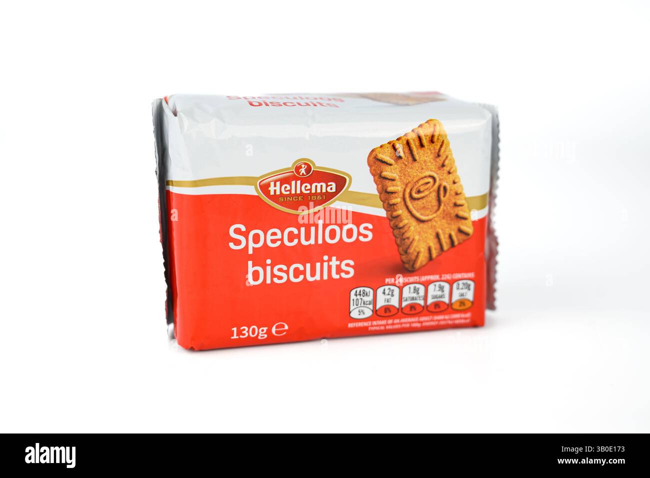 Hellema Speculoos biscuits – pays de Galles, Royaume-Uni – 20 avril 2025 Banque D'Images