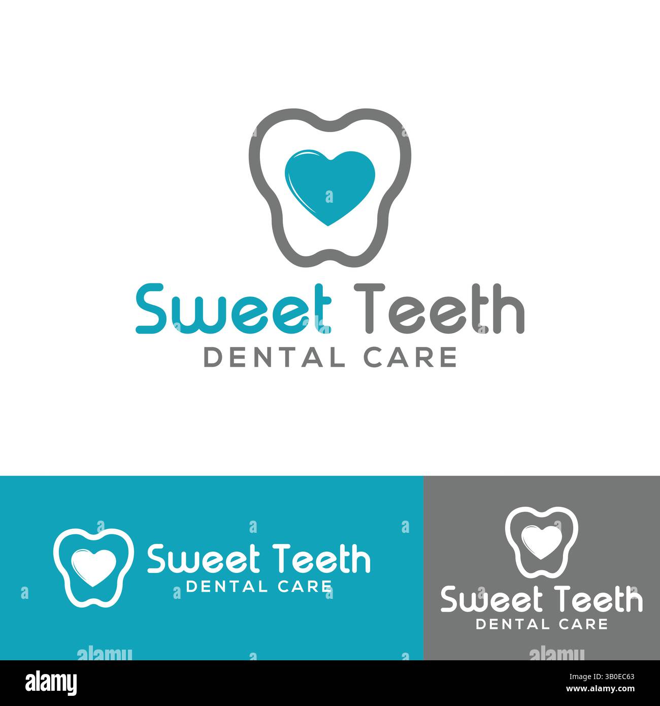 Conception de logo dentaire dans un modèle vectoriel pour votre clinique dentaire et votre entreprise Illustration de Vecteur