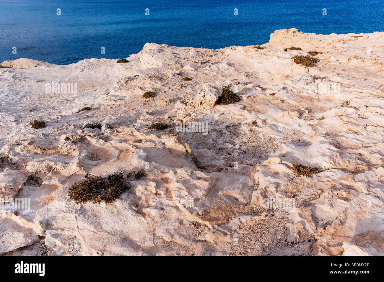 Dunes fossiles oolitiques de Los Escullos. Los Escullos, Níjar, Almería, Andalucía, Espagne, Europe Banque D'Images