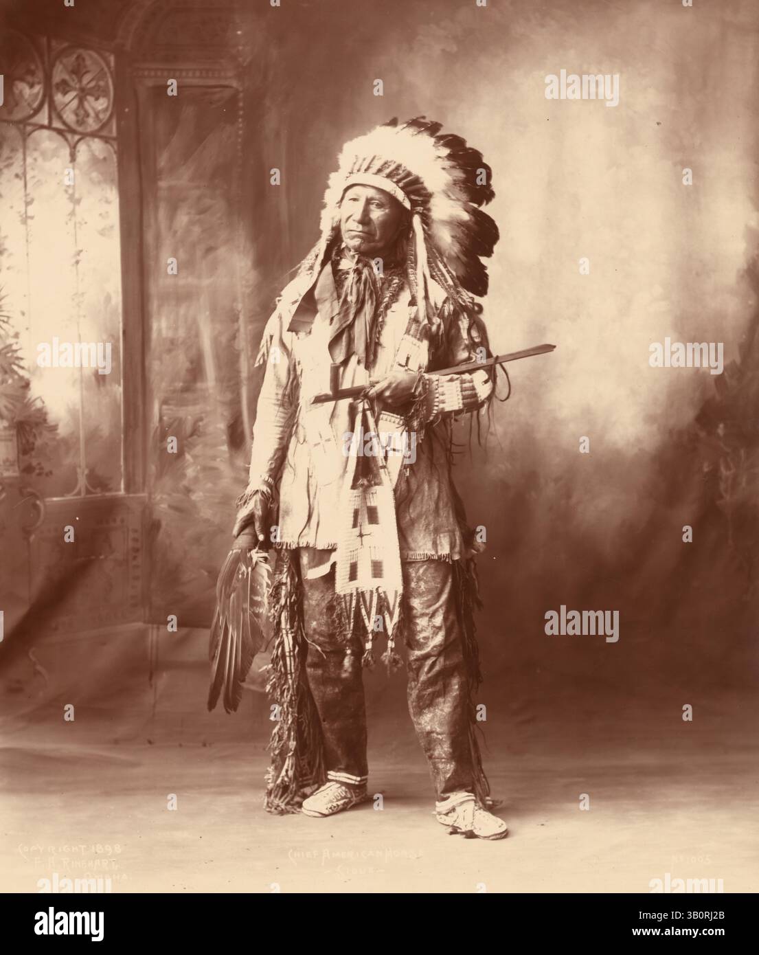 6 juin 1899 - États-Unis - Chef American Horse. (Crédit image : © BuyEnlarge/ZUMAPRESS.com) Banque D'Images