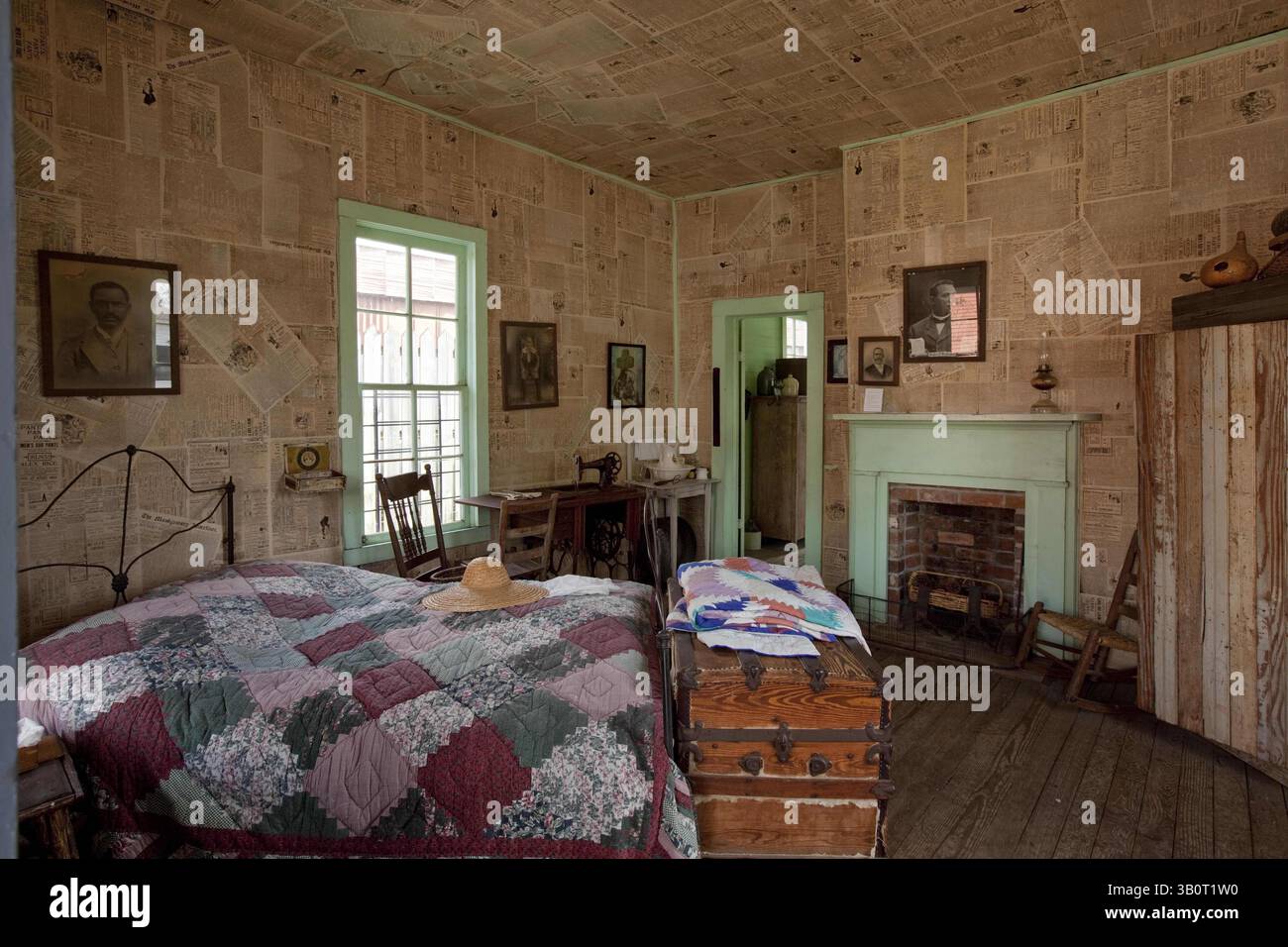 Date inconnue - Alabama, États-Unis - Old Alabama Town Chambre dans l'exposition du musée. (Crédit image : © BuyEnlarge/ZUMAPRESS.com) Banque D'Images