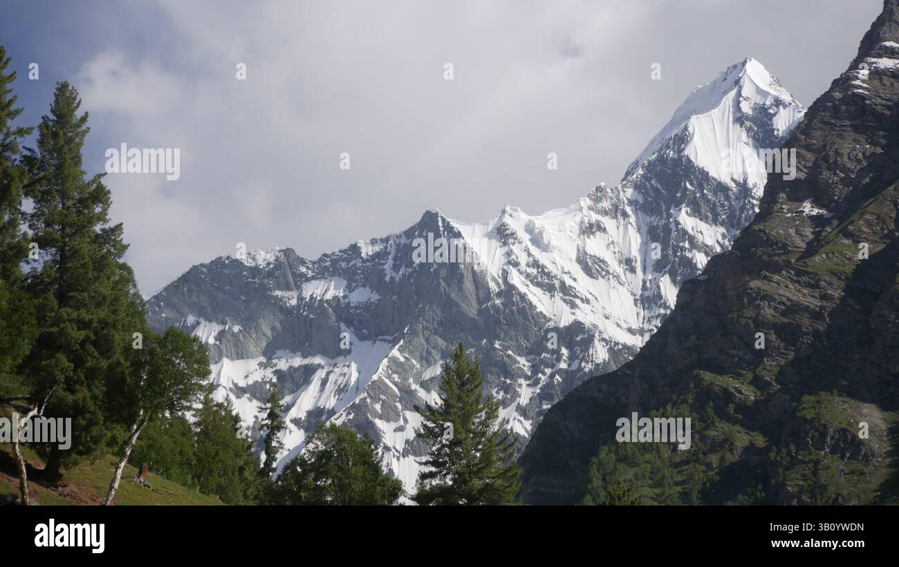 Fascinant Bagrote Valley, Gilgit, Pakistan Banque D'Images