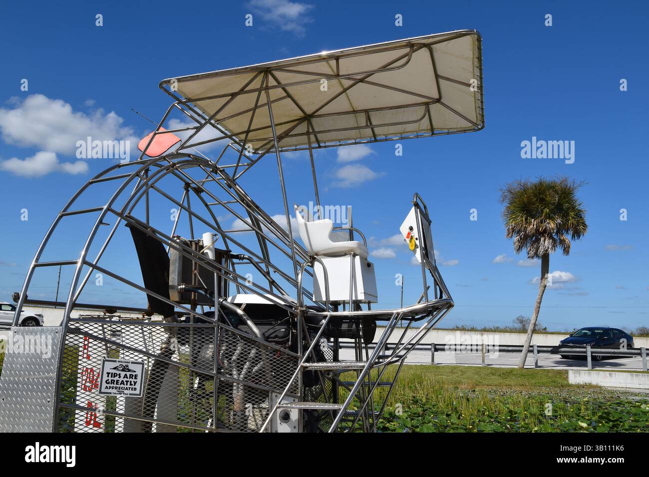 Excursion en bateau dans le parc national des Everglades, Floride, États-Unis Banque D'Images