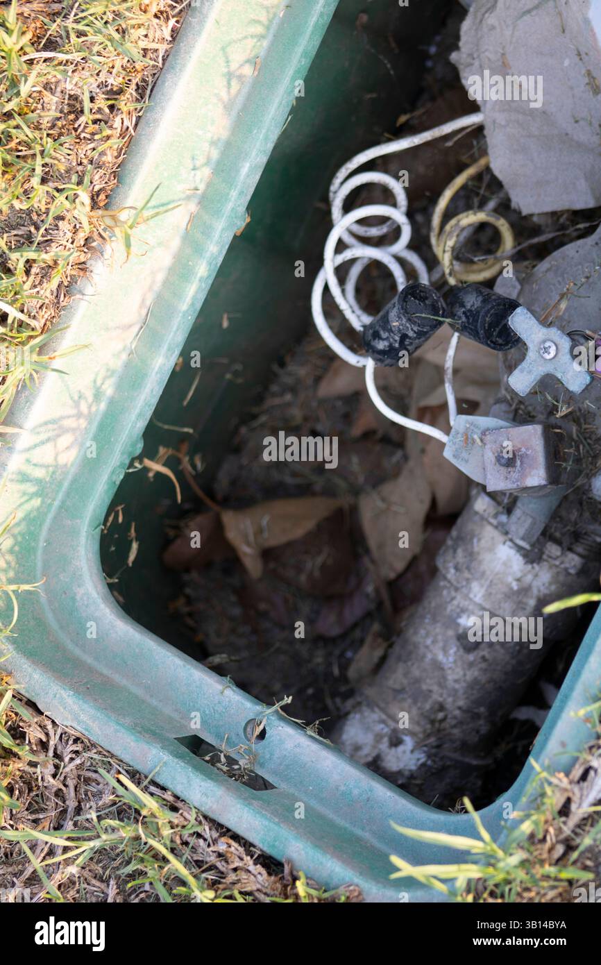 fils enroulés internes souterrains Banque D'Images