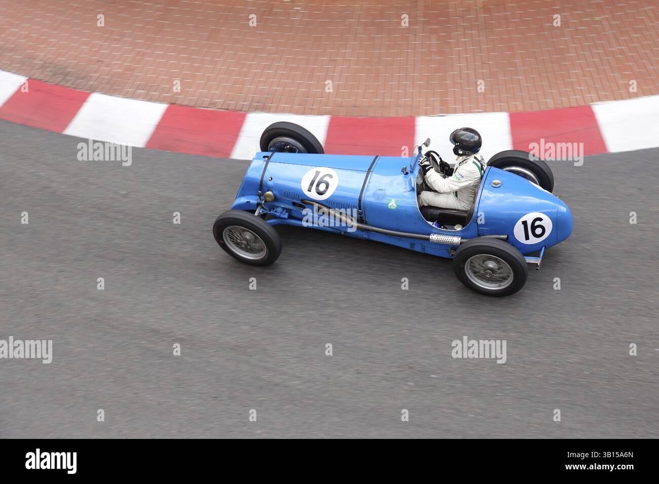 Delage 1550 de 1937, défilé de voitures de course vintage d'avant-guerre, 11ème Grand Prix Monaco historique 2018, Principauté de Monaco Banque D'Images