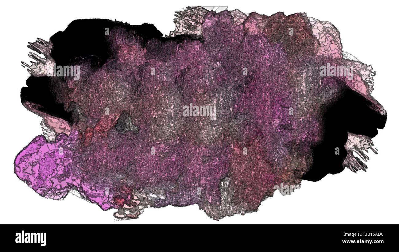 Texture grunge rose et noire créant un fond abstrait vibrant et énergique, parfait pour les projets de design. Bélarus Banque D'Images