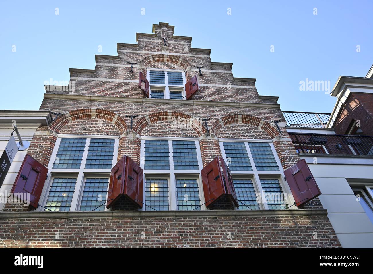 La Maison Hamel est un musée à Gorinchem. Le bâtiment est une réplique de la ville natale du XVIIe siècle de Hendrick Hamel Banque D'Images