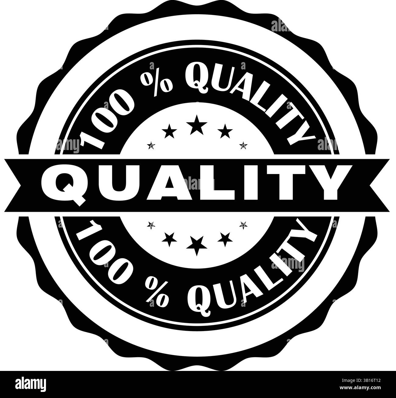 Contrôle de qualité, testé, approuvé logo, badge, autocollant, symbole, icône, timbre, bannière, cercle, noir, ligne, vecteur plat, illustration isolée. Illustration de Vecteur