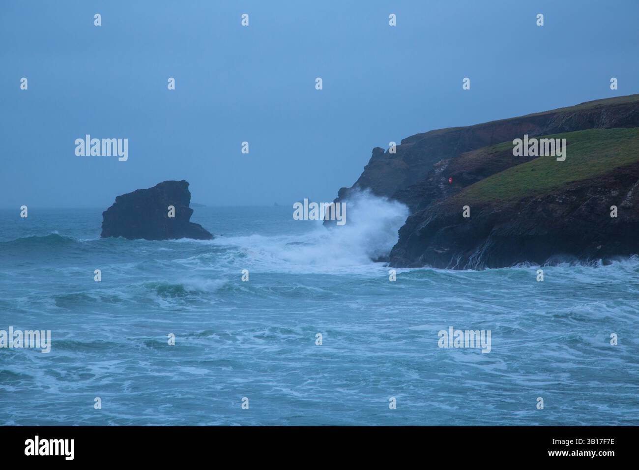 Baie de Porthcothan Cornwall Banque D'Images
