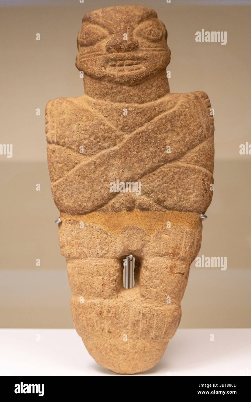Chiffre basé sur les pointes, Diquis, Grand Chiriquí, Costa Rica, 1000-550 AD, Stone, MuEC, Barcelone, Catalogne, Espagne. Banque D'Images Chiffre basé sur les pointes, Diquis, Grand Chiriquí, Costa Rica, 1000-550 AD, Stone, MuEC, Barcelone, Catalogne, Espagne. Banque D'Images