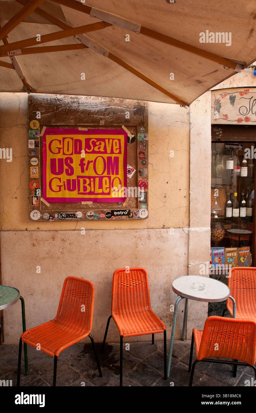 Le Jubilé (Giubileo) à Rome et la perception que les romains ont de cet événement Banque D'Images