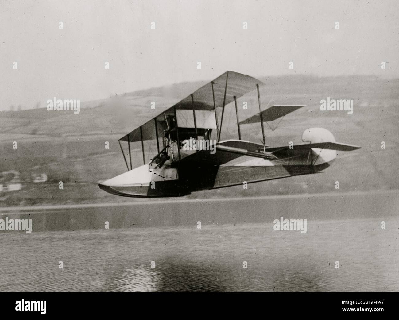 06 juin 1912 - États-Unis - le Curtiss Flying Boat de Marshall E. Reid. Date exacte inconnue..(crédit image : © bain News Service/ZUMAPRESS.com) Banque D'Images