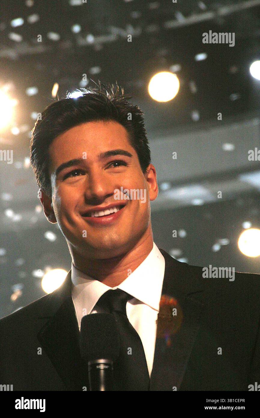 30 janvier 2007 - Hollywood, Californie, États-Unis - K51549EG.2007 MISS AMERICA PAGEANT - SPECTACLE. HÔTEL ALADDIN ET CASINO RESORT, LAS VEGAS, NEVADA 01-29-2007. - 2007.MARIO LOPEZ(crédit image : © Ed Geller/Globe photos/ZUMAPRESS.com) Banque D'Images