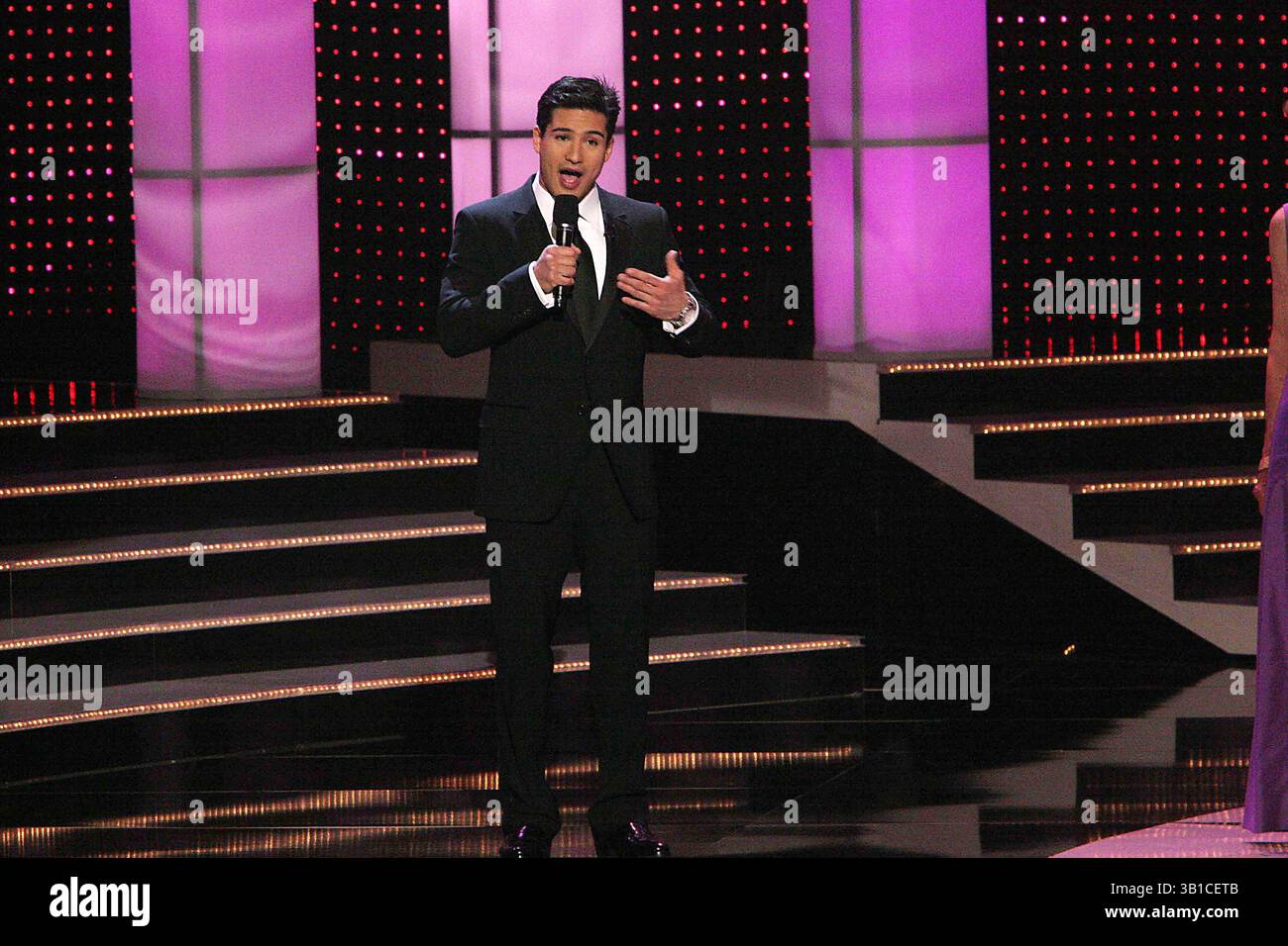 30 janvier 2007 - Hollywood, Californie, États-Unis - K51549EG.2007 MISS AMERICA PAGEANT - SPECTACLE. HÔTEL ALADDIN ET CASINO RESORT, LAS VEGAS, NEVADA 01-29-2007. - 2007.MARIO LOPEZ(crédit image : © Ed Geller/Globe photos/ZUMAPRESS.com) Banque D'Images