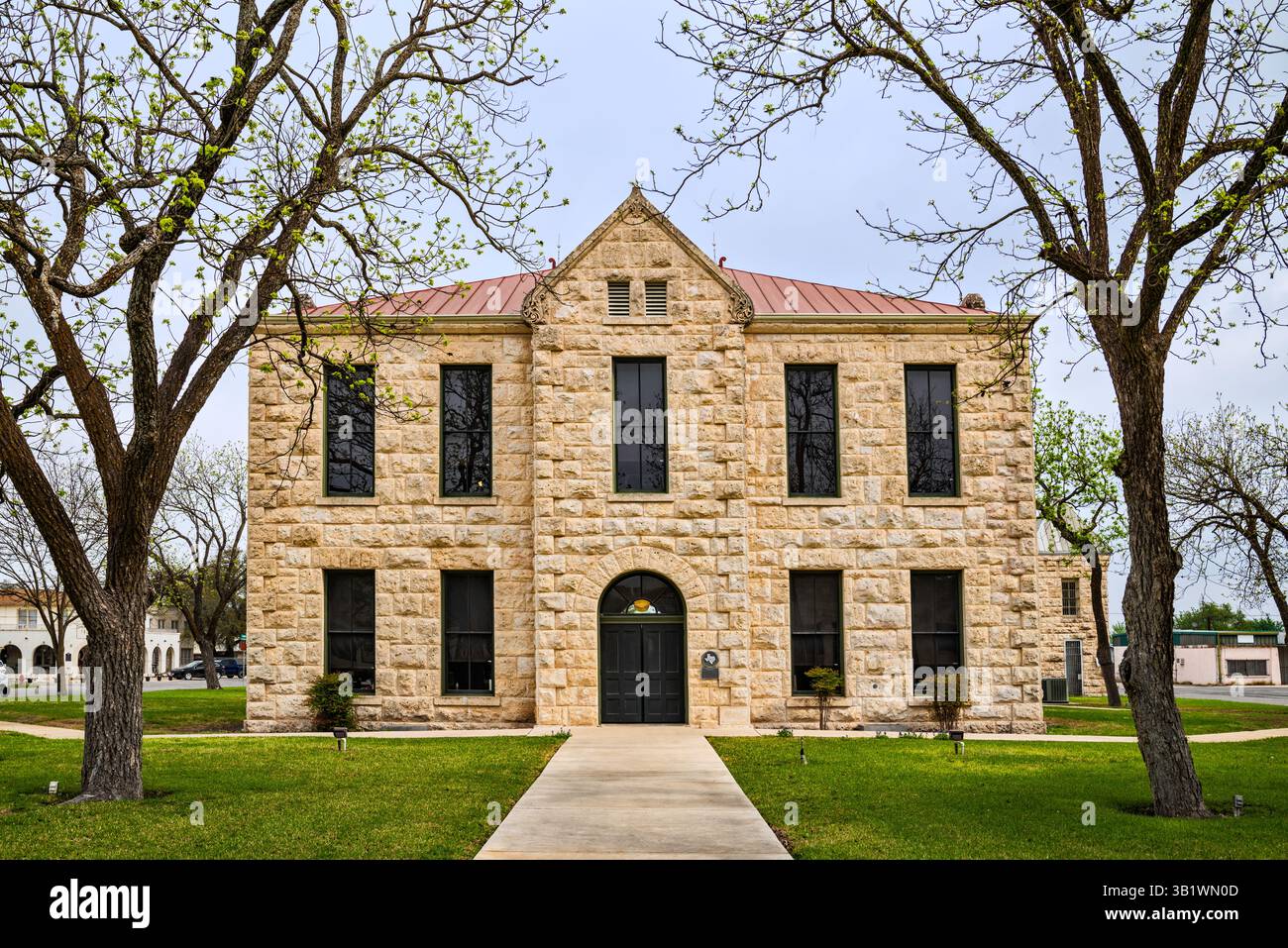 Edwards County Courthouse, 1891, style victorien, à Rockspring, Texas, ÉTATS-UNIS Banque D'Images