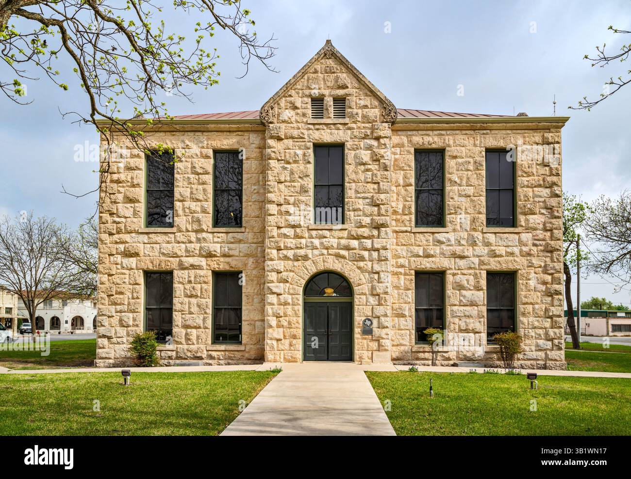 Edwards County Courthouse, 1891, style victorien, à Rockspring, Texas, ÉTATS-UNIS Banque D'Images