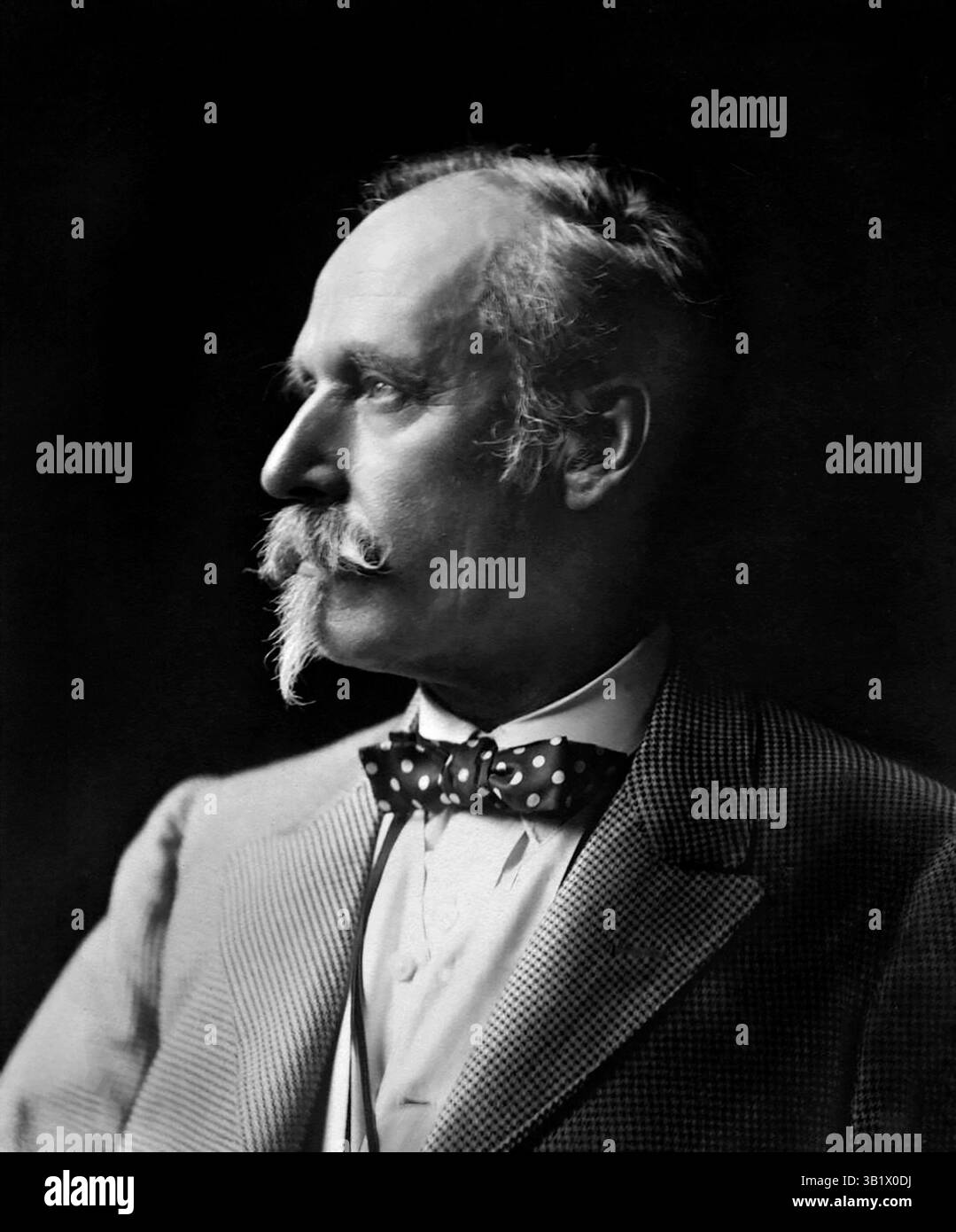 Walter Crane. Portrait de l'artiste anglais et illustrateur de livres, Walter Crane (1845-1915), v. 1910 Banque D'Images