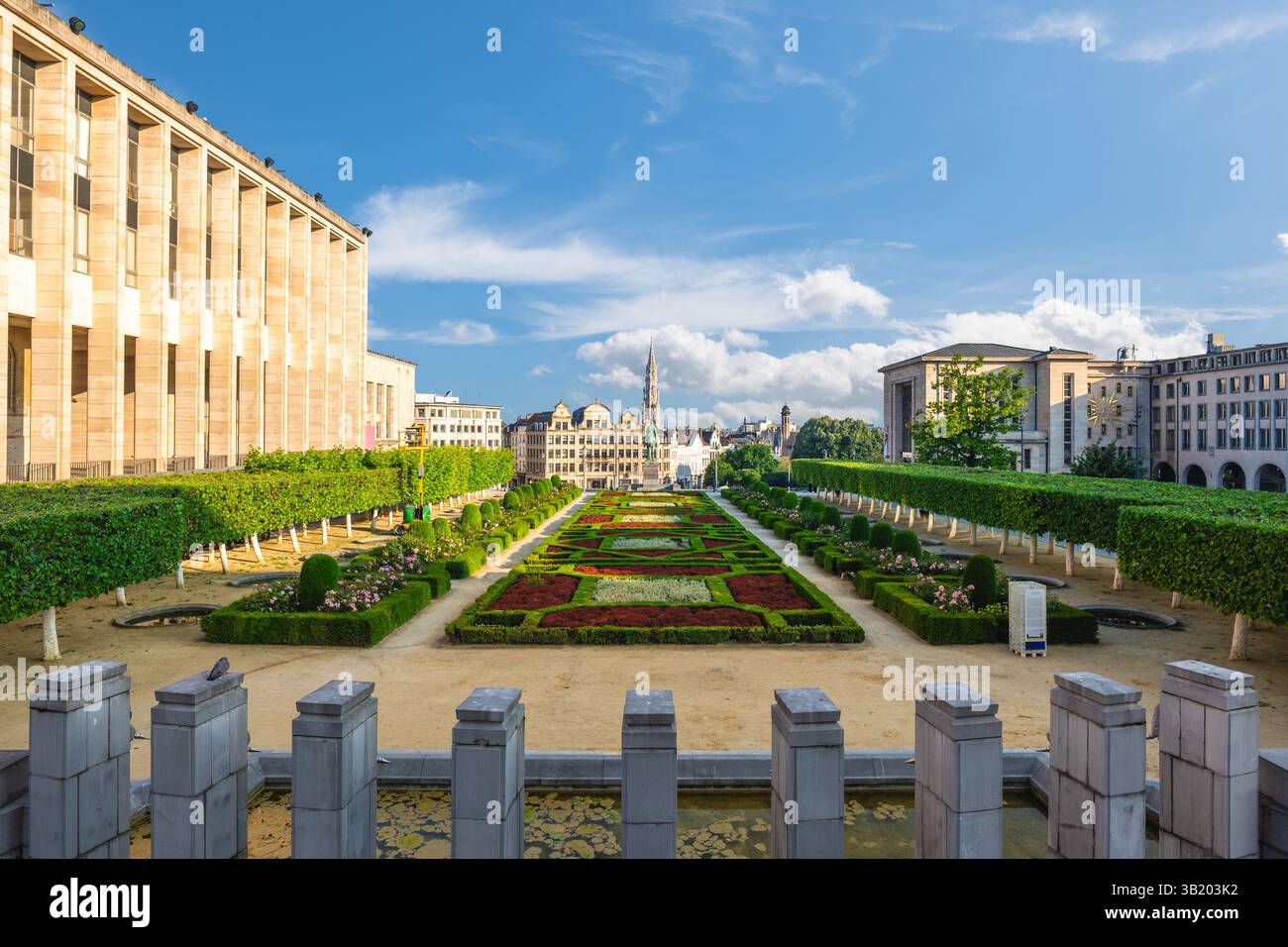 Mont des Arts, ou Kunstberg, Mont des Arts situé à Bruxelles, Belgique Banque D'Images