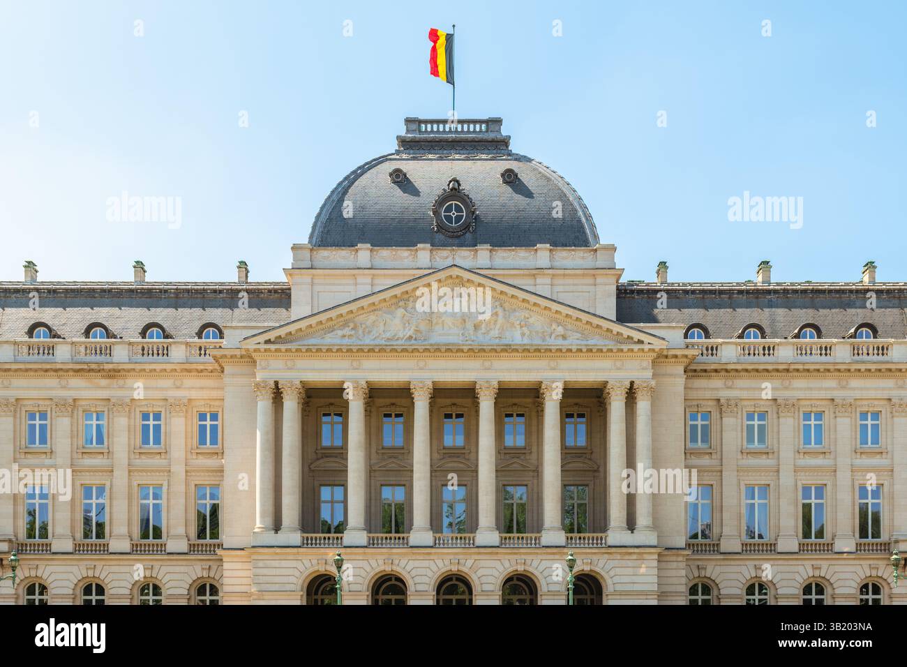 Palais royal de Bruxelles, Palais royal de Bruxelles, situé à Bruxelles, Belgique Banque D'Images