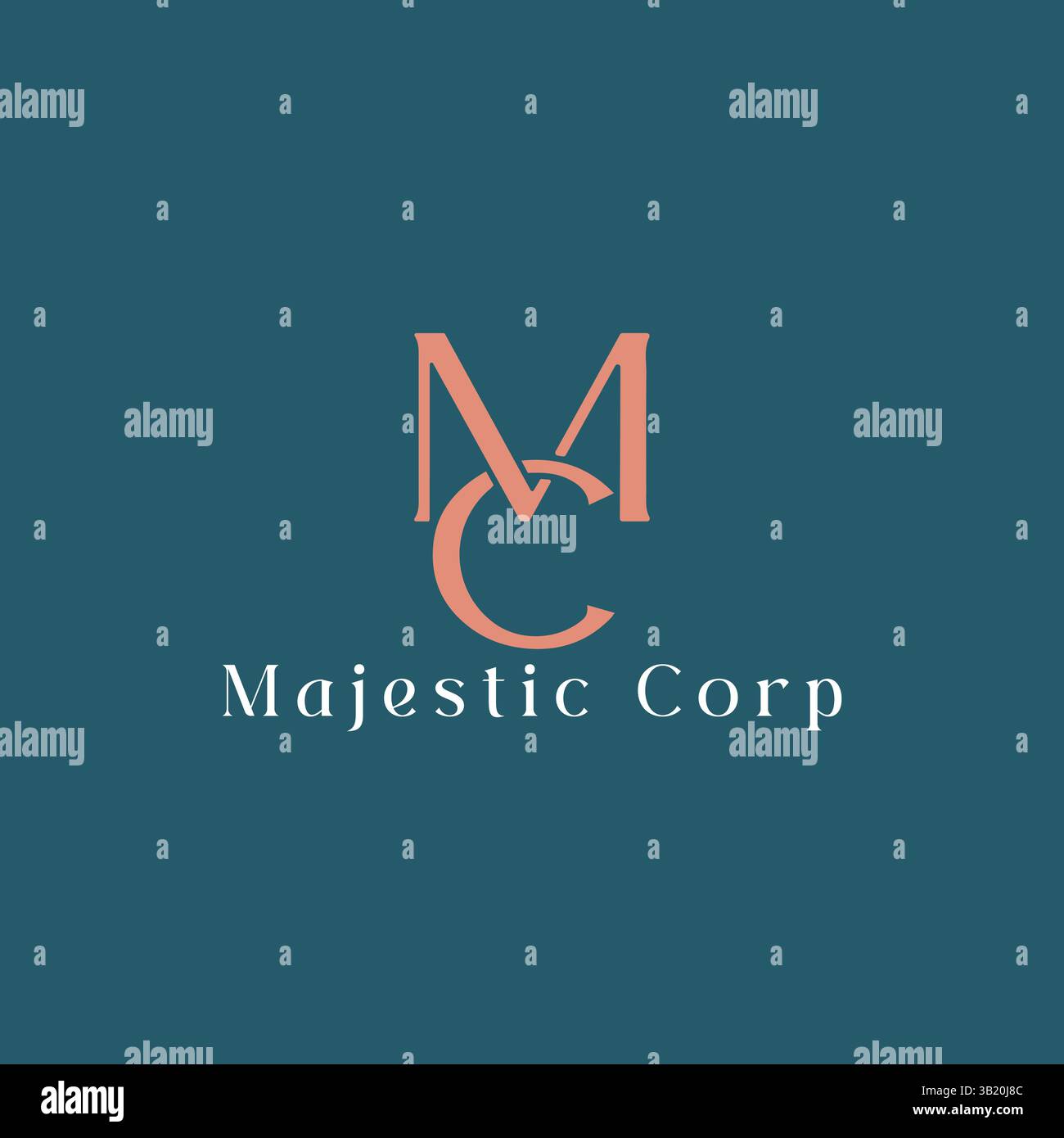 Logo initial et conception de logo de lettre dans le modèle vectoriel Illustration de Vecteur